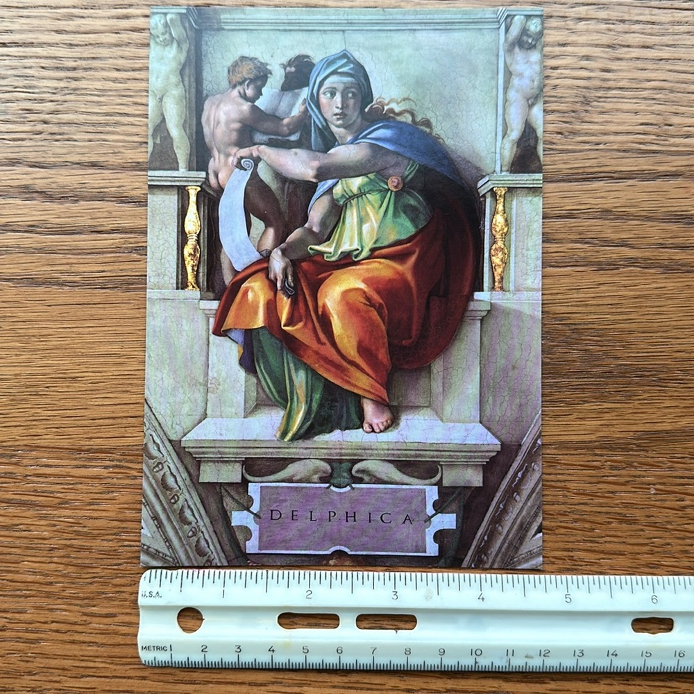 4 postcards from Sistine Chapel in Vatican - Picture 4 of 9